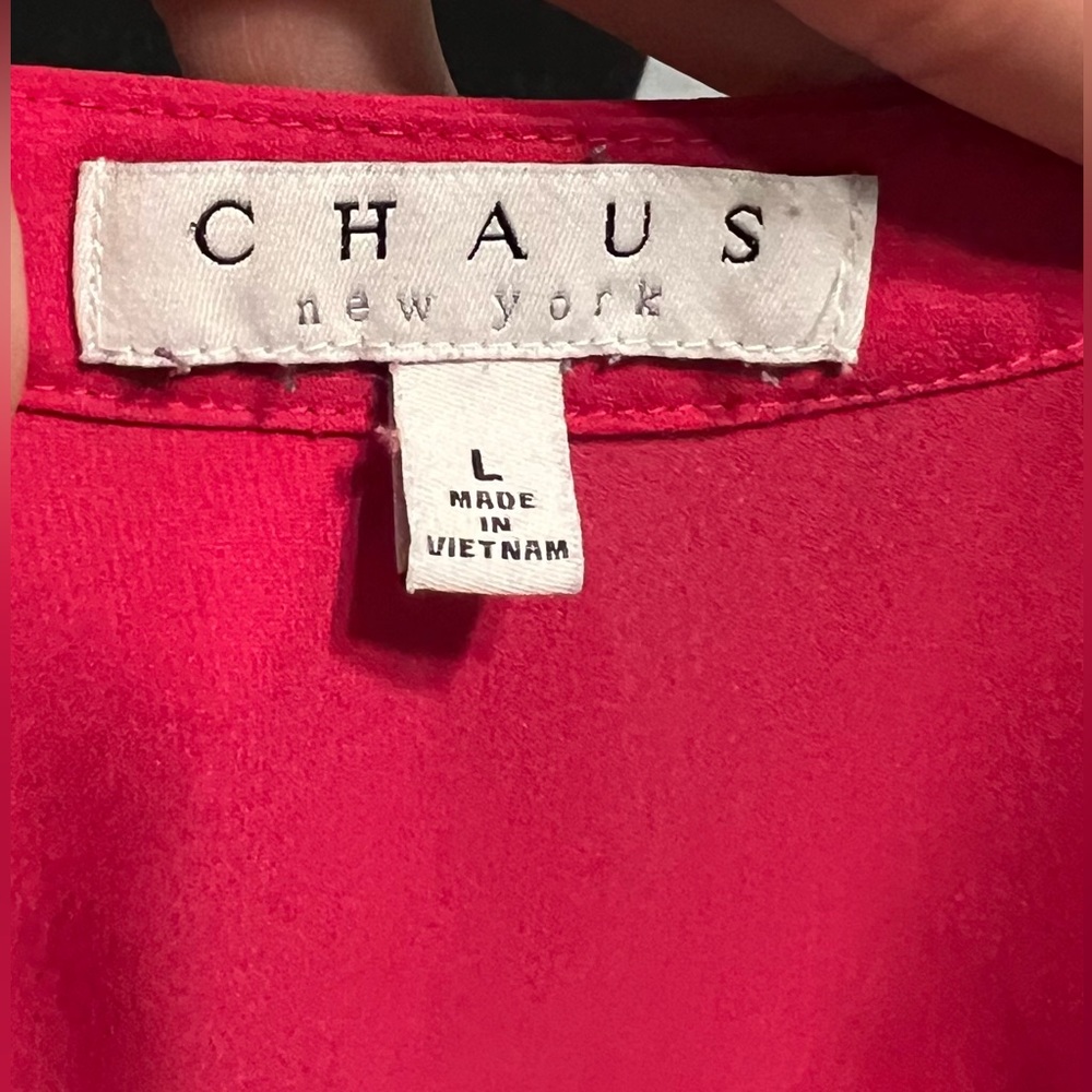 Chaus Rose Pink Blouse EUC - Picture 4 of 4